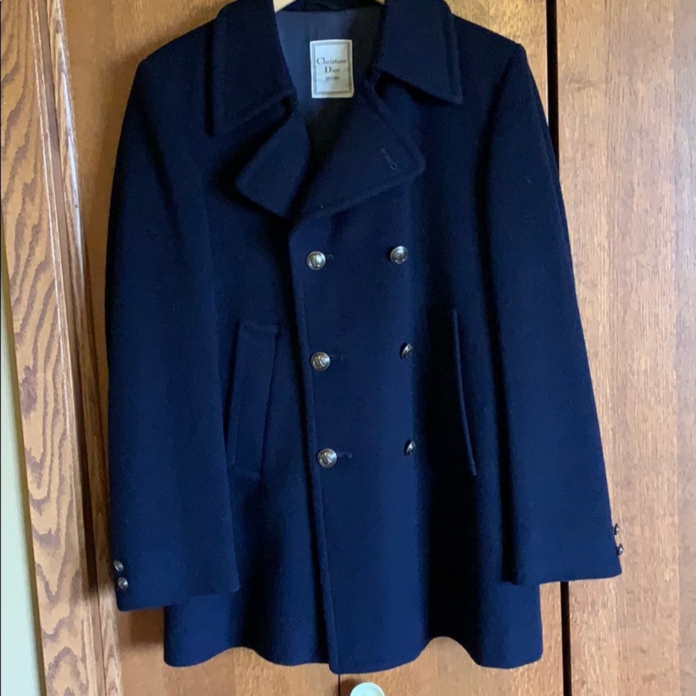 Christian Dior men’s peacoat in 38 R